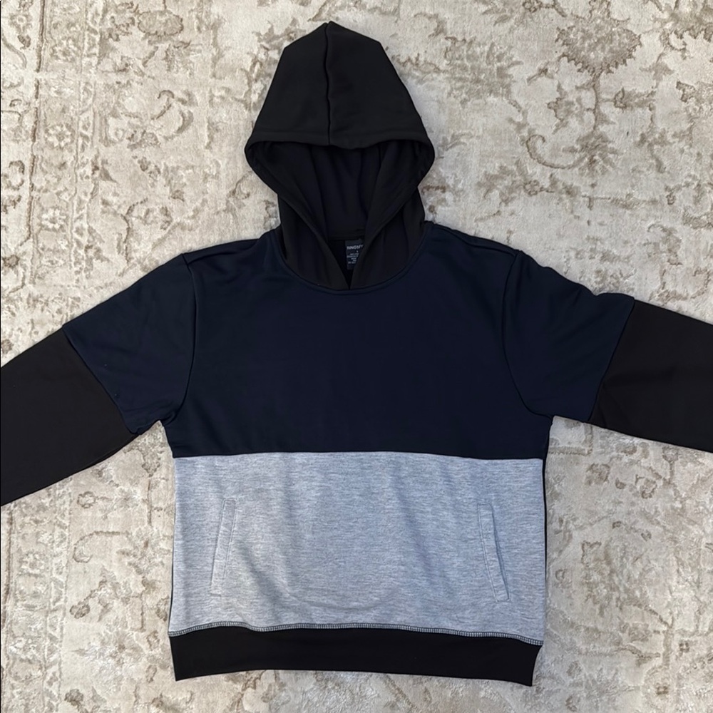 Ring of Fire Black and Gray Pullover Sweater